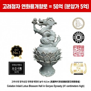 고려시대 청자상감연화용개향로  (高麗時代青瓷鑲嵌蓮花用開香爐) 특별분양